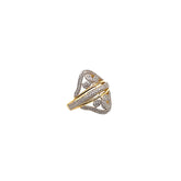Glacial Gold Ring